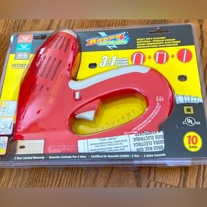 Arrow Red Heavy-Duty Electric, 3 in 1 Staple Gun for DIY Projects, new